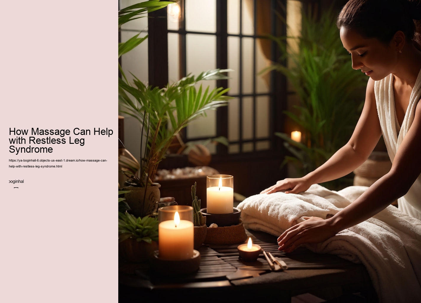 How Massage Can Help with Restless Leg Syndrome